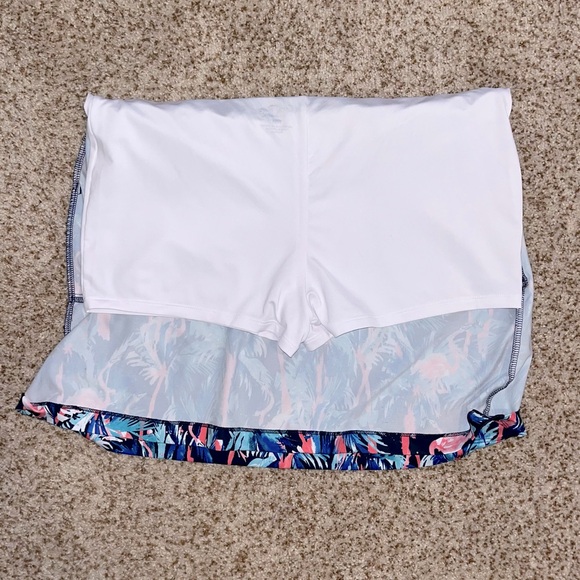 FLAMINGO PALM GOLF SKIRT / SHORTS (SKORTS) | EXCELLENT CONDITION | STRETCHY | M - Picture 4 of 5